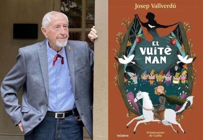 La presentació d’El vuitè nan, de Josep Vallverdú, es converteix en un homenatge al gran clàssic viu de la literatura infantil catalana