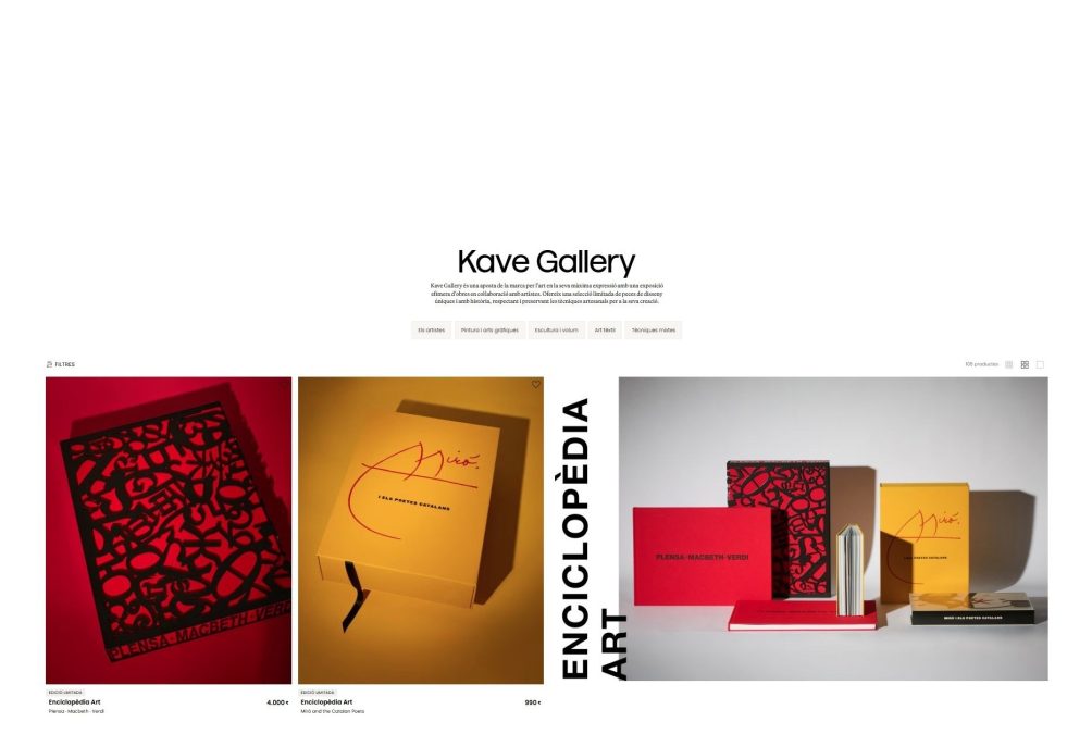 Kave Gallery i Enciclopèdia Art inicien una aliança per internacionalitzar els artistes catalans